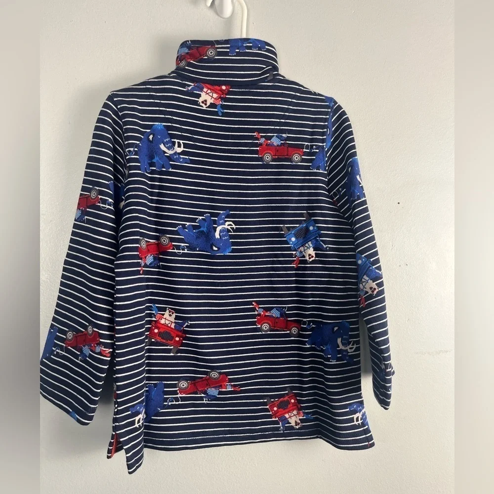 New Joules Boys’ Dale Half Zip Sweatshirt Size 5 Years
